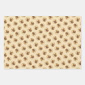 Cairn Terrier Malerei Niedlich Original Hunde Kuns Geschenkpapier Set (Vorderseite)