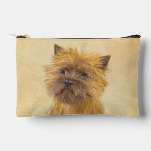 Cairn Terrier Malerei Niedlich Original Hunde Kuns Zubehörtasche