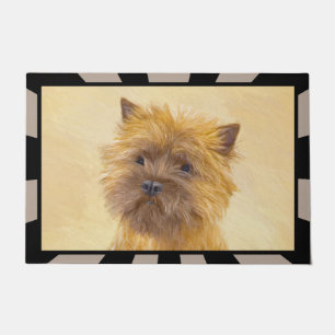 Cairn Terrier Malerei - Niedliche Original Hunde K Fußmatte
