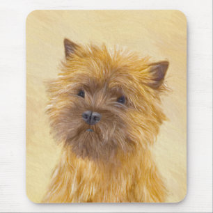 Cairn Terrier Malerei - Niedliche Original Hunde K Mousepad