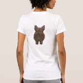 Cairn-Terrier-Mama T-Shirt (Rückseite)
