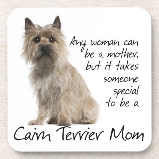 Cairn-Terrier-Mama-Untersetzer Untersetzer (Vorderseite)