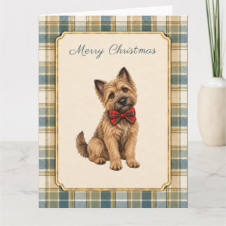 Cairn Terrier Merry Christmas Karte