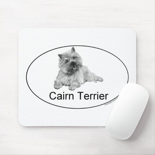 Cairn Terrier Mousepad (Mit Mouse)