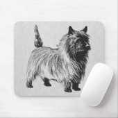 Cairn Terrier Mousepad (Mit Mouse)