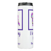 Cairn Terrier Niedlich Hund Silhouette PPY&B Thermosbecher (Rückseite)