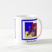 Cairn Terrier Niedlich Hund Silhouette TRBY Vather Kaffeetasse (VorderseiteRechts)