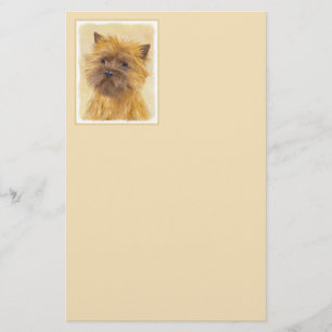 Cairn Terrier Painting - Niedliche Original Dog Ar Briefpapier