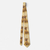 Cairn Terrier Painting - Niedliche Original Dog Ar Krawatte (Rückseite)