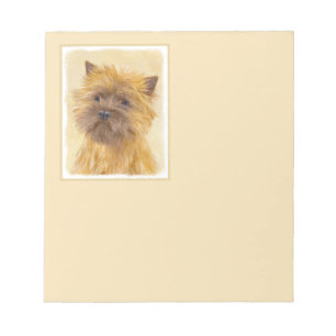 Cairn Terrier Painting - Niedliche Original Dog Ar Notizblock