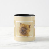 Cairn Terrier Painting - Niedliche Original Dog Ar Tasse (Zentrum)