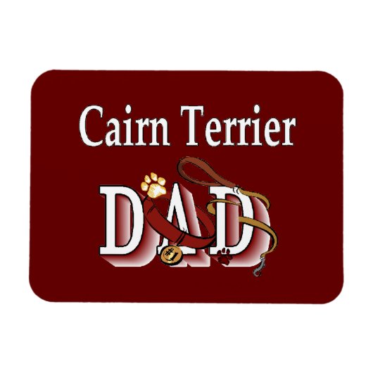 Cairn Terrier Papa Magnet (Horizontal)