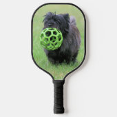 Cairn Terrier Pickleball Schläger (Vorderseite)