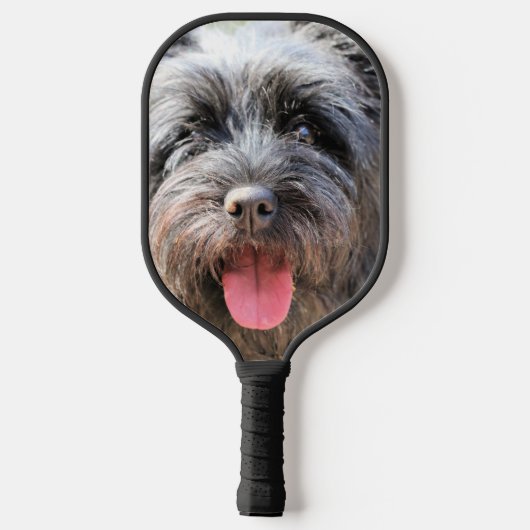 Cairn Terrier Pickleball Schläger (Rückseite)