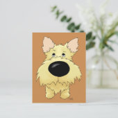 Cairn Terrier Postcard Postkarte (Stehend Vorderseite)