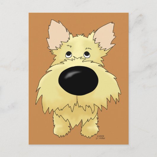 Cairn Terrier Postcard Postkarte (Vorderseite)