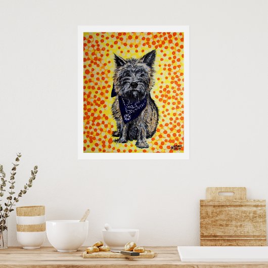 Cairn Terrier Poster (Küche)