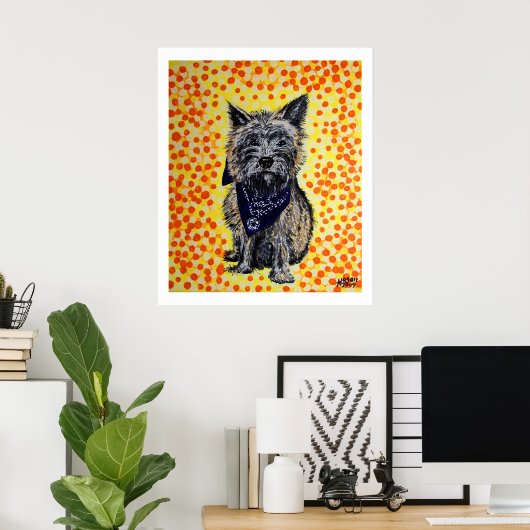 Cairn Terrier Poster (Heimbüro)