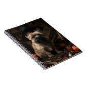 Cairn Terrier Pumpkins Halloween Beängstigend Notizblock (Rechte Seite)