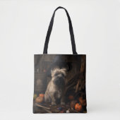Cairn Terrier Pumpkins Halloween Beängstigend Tasche (Vorderseite)