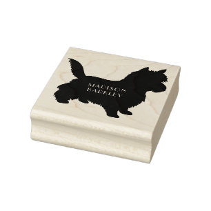 Cairn Terrier Puppy Dog Gummistempel
