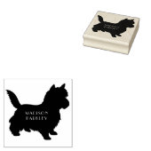Cairn Terrier Puppy Dog Gummistempel (Stempel)
