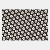 Cairn Terrier Puppy Malerei Niedliche Original Hun Geschenkpapier Set (Vorderseite 3)