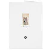 Cairn Terrier Puppy Painting - Original Dog Art (Hinten)