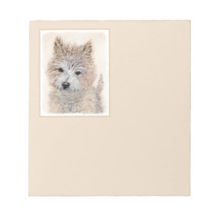 Cairn Terrier Puppy Painting - Original Dog Art Notizblock