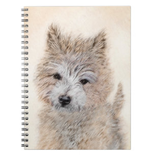 Cairn Terrier Puppy Painting - Original Dog Art Notizblock