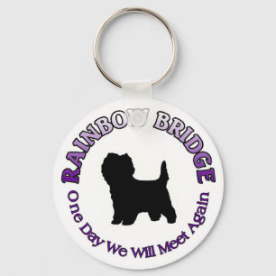 CAIRN TERRIER RAINBOW BRIDGE BEILEID SCHLÜSSELANHÄ SCHLÜSSELANHÄNGER