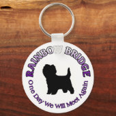 CAIRN TERRIER RAINBOW BRIDGE BEILEID SCHLÜSSELANHÄ SCHLÜSSELANHÄNGER (Vorderseite)