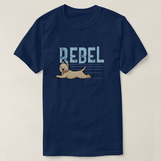 Cairn Terrier Rebel T - Shirt (Design vorne)