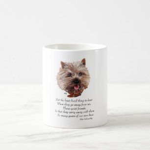 Cairn Terrier Regenbogenbrücke Kaffeetasse
