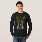 Cairn Terrier Reindeer Christmas Dog For Xmas T-Shirt (Vorne ganz)