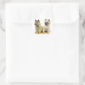 Cairn Terrier Runder Aufkleber (Tasche)