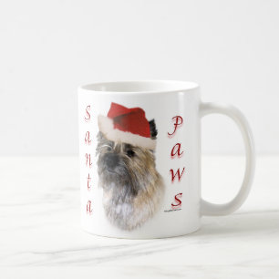 Cairn Terrier Santa Paws Kaffeetasse