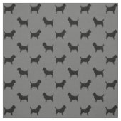 Cairn-Terrier-Silhouette-Muster Stoff (Muster)