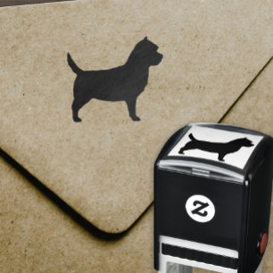 Cairn-Terrier-Silhouette Permastempel