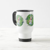 Cairn Terrier Soccer Reisebecher (Vorderseite Links)