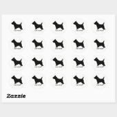 Cairn Terrier Sticker (Blatt)
