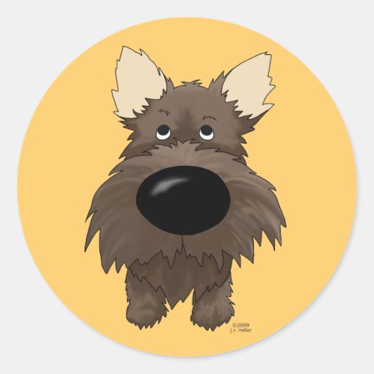 Cairn Terrier Stickers (Vorderseite)