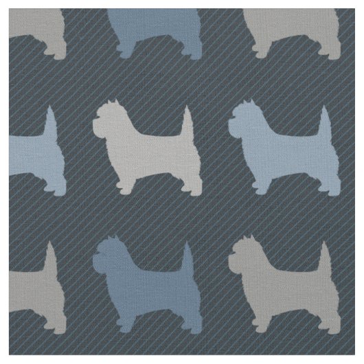 Cairn Terrier Stoff (Nahaufnahme)