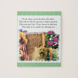 Cairn Terrier Summer Garden Puzzle