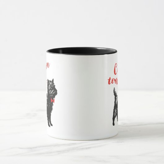 Cairn Terrier Tasse (Zentrum)