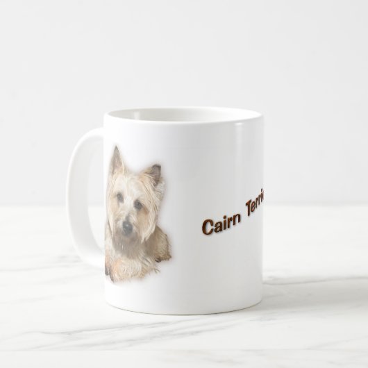 Cairn-Terrier-Tasse Kaffeetasse (Vorderseite Links)