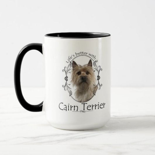 Cairn-Terrier-Tasse Tasse (Links)
