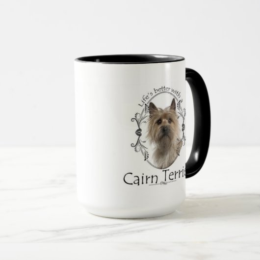 Cairn-Terrier-Tasse Tasse (VorderseiteRechts)