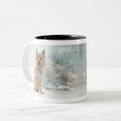 Cairn-Terrier-Tasse Zweifarbige Tasse (Vorderseite Links)