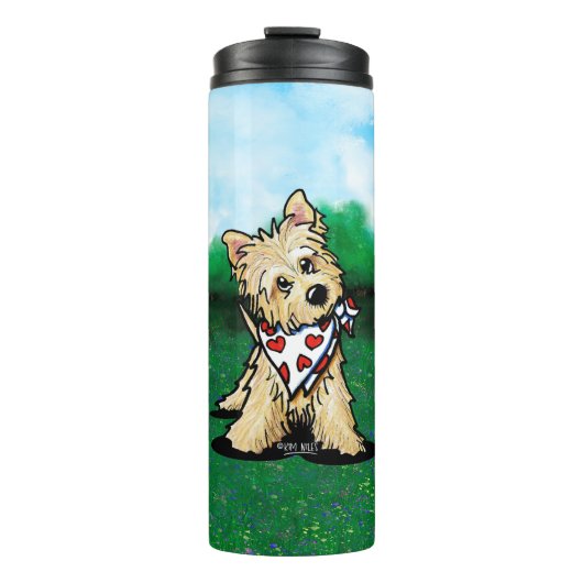 Cairn Terrier Thermal Tumbler Thermosbecher (Vorderseite)